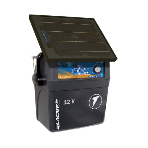 Aparat gard electric Lacme Secur 200 cu panou solar 14 W - 613501