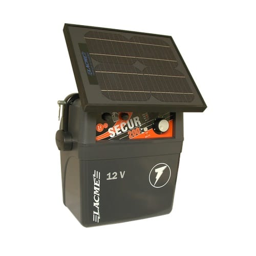 Aparat gard electric Lacme Secur 200 cu panou solar 14 W - 613501 - imagine 5