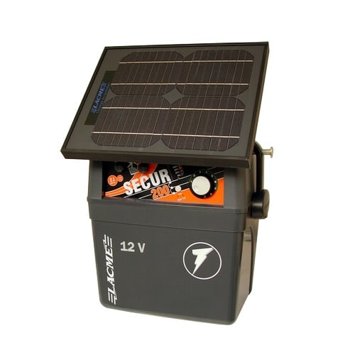 Aparat gard electric Lacme Secur 200 cu panou solar 14 W - 613501 - imagine 4