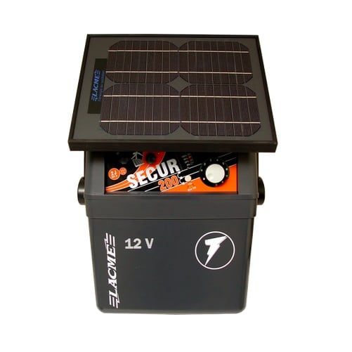 Aparat gard electric Lacme Secur 200 cu panou solar 14 W - 613501 - imagine 3