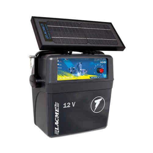 Aparat gard electric Lacme Secur 100 cu panou solar 7.2 W - 613101
