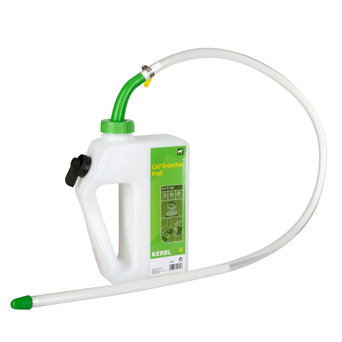 Bidon Drencher Profi pentru alaptat vitei/tratamente, cu sonda flexibila - 14692