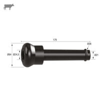 Manson scurt, pentru mulgatoare, ø24.5 - ø21 - 3150-1