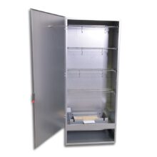 Afumatoare cu 4 niveluri din tabla galvanizata, h 110 cm - 150250002