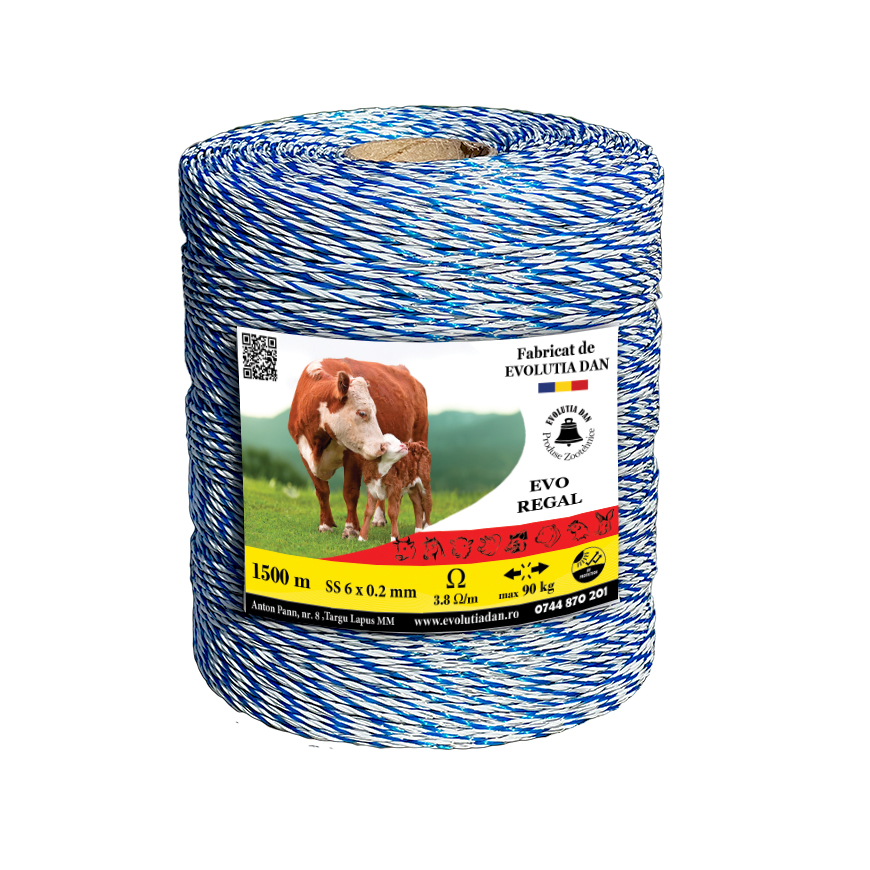 Fir gard electric 1500 m - 90 kg, 3.8 Ω/m Evo Regal – FR1500